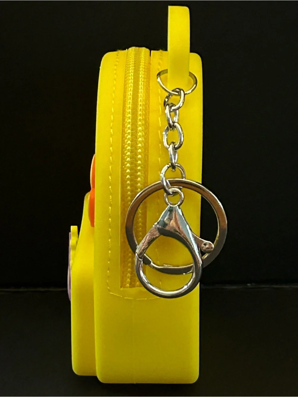 Bright Yellow Duck Charm Mini Backpack Keyring Keychain Bag Charm for Kids New